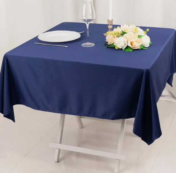 Microfibre Suede Table Linen Cloth 62*62inch Table Cloth Factory High Quality Table Cloths