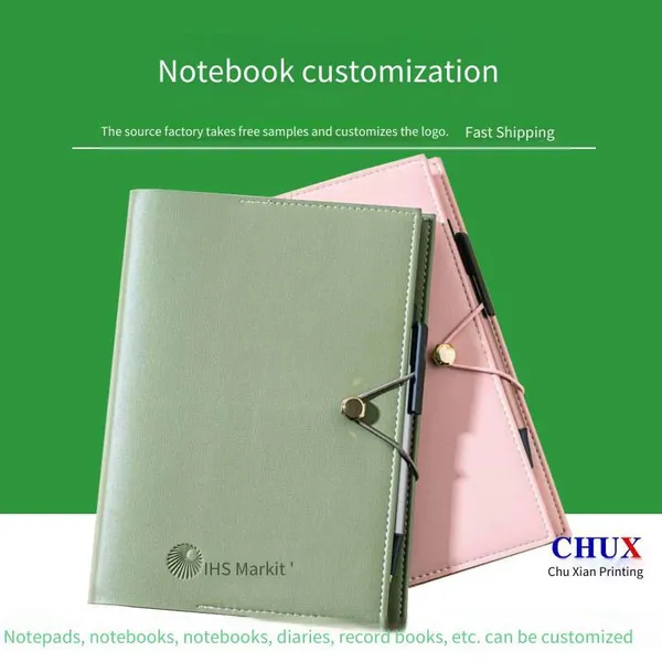 Customizable a5 Notebooks With Logo Printing, Thickened, for Business Use, With Cover and Inner Page Printing