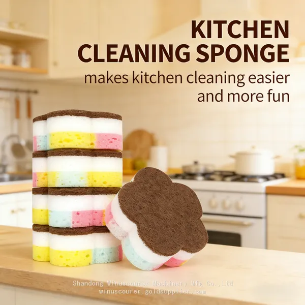 Supermarket Supply Flower Cleaning Scouring Pad Cleaning Products Magic Sponge