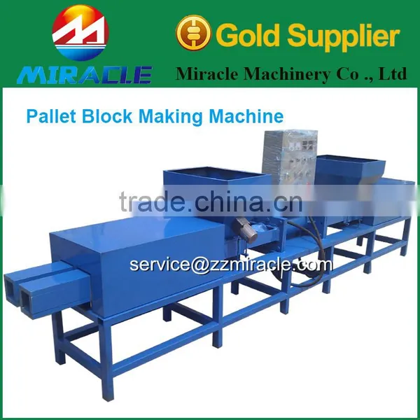 Hot Sale Double Head Wood Pallet Block Machine/sell in India Pallet Block Machine
