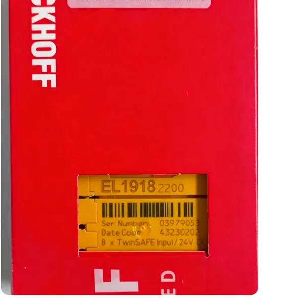 Beckhoff EL1918-2200 EtherCAT TwinSAFE 8-Channel Safety Input Terminal 24V DC Fail-Safe Digital Input Module photo-5