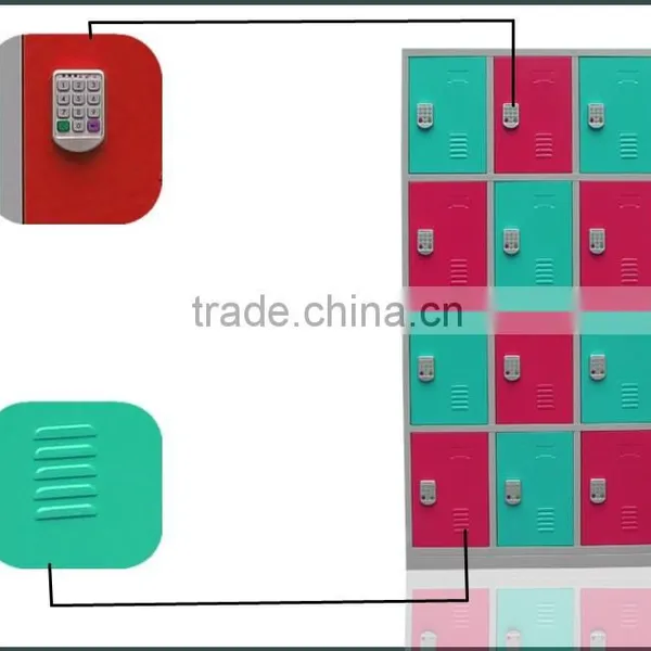 New Arrival Supermarket Metal Lockers Digital Keypad Lock Lockers 12 Doors Intelligent Locker photo-4