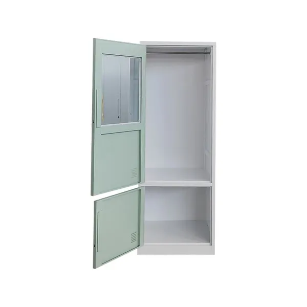 Single Door Metal Wardrobe Customized Apartment Steel Clothes Locker Under the Bunk Bed for School