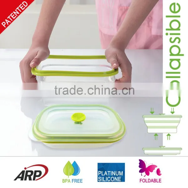 600ML Microwave Collapsible Silicone Bowls photo-3