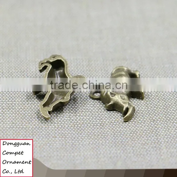 Wholesale Euramerican Style Zinc Alloy Jewelry Diy Wildlife Rhino Pendant photo-3