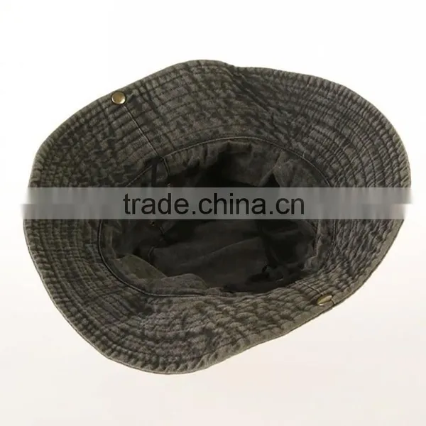 100% Cotton Unisex Wide Brim Military Cap Hunting Fishing Hat With String Outdoor Man Hat photo-3