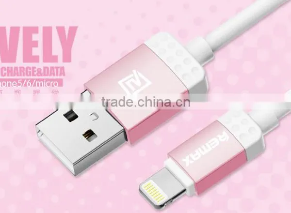 Factory Supplier REMAX 1M 2.1A Super Lovely Data Cable for IPhone5/6 photo-2