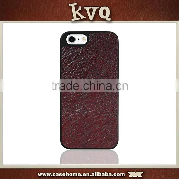Hard PC Case PU Material Protective Back Cover for Iphone SE photo-3