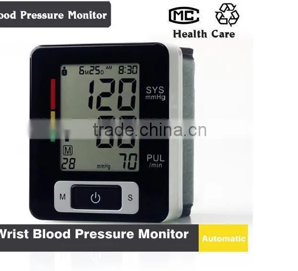 Wrist-type Fully Automatic Electronic Blood Pressure Monitor Wrist Blood Pressure Meter Monitor With 90 Memories