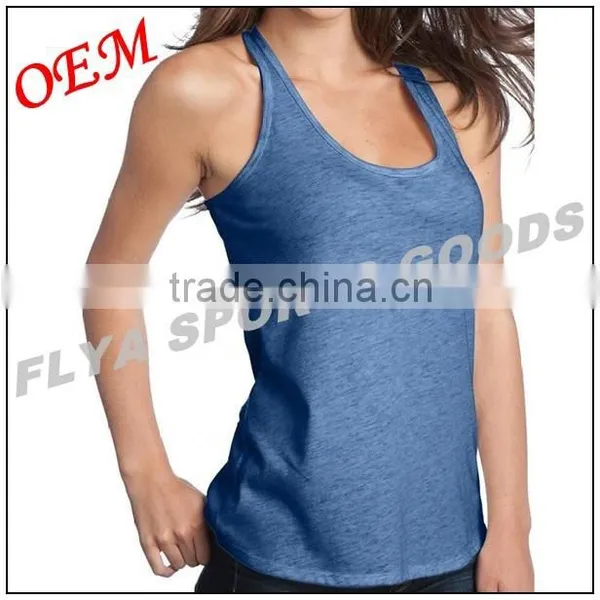 Customized Eco-friendly Athletic Women Gym Singlet, Women Bodybuilding Vest Wholesale Quality Choice photo-5