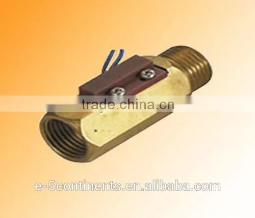 copper screw thread gas liquid magnetic flow switch sensor 5CFS-4041C