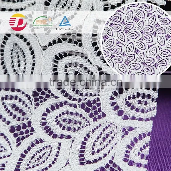 Wholesale Cheap Poly Cotton Wedding Express Lace Fabric for Dress photo-5