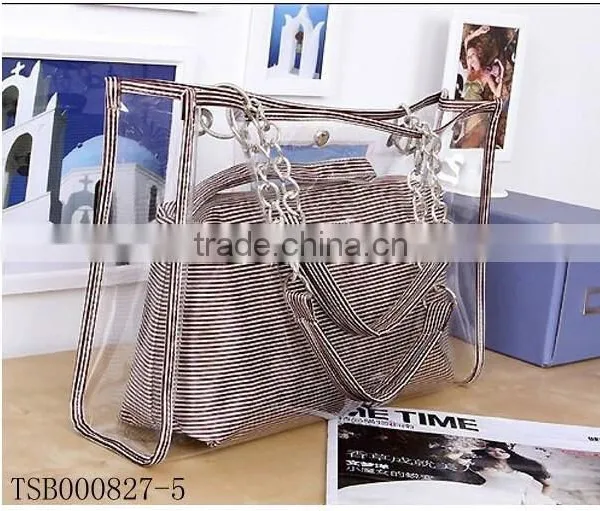 Hot Sale Fashion Transparent Beach Bag photo-2