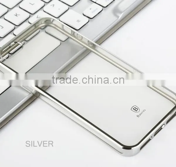 BASEUS Shining Series Soft TPU Case for Iphone se 0.8mm Ultrathin Electroplating Shockproof Shining Case for Iphone 5/5s photo-4