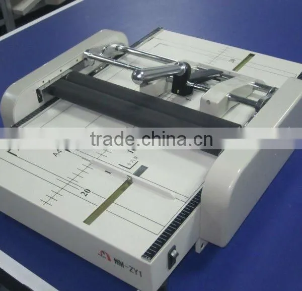 Hot Sale Table Top Desktop book binding machine Automatic A3 Folding and Binding Machine for books