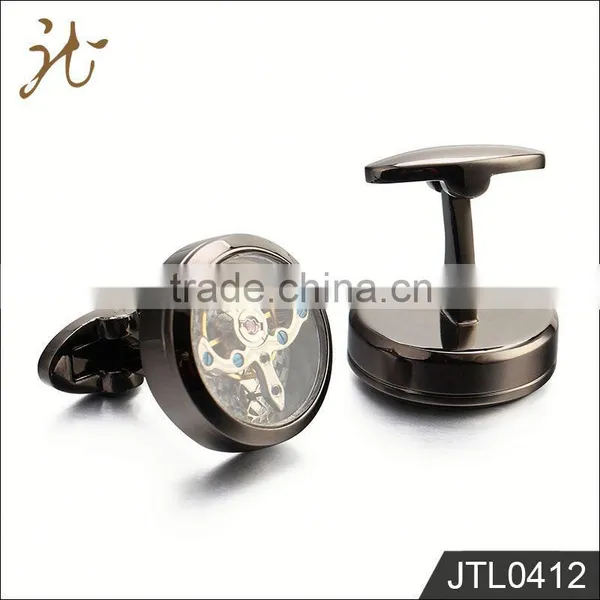 Good Quality Eco-Friendly Copper Gold Watch Cufflinks photo-2