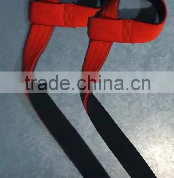 Double Colored Bar Weightlifting Straps Made by Heavy-duty Cotton