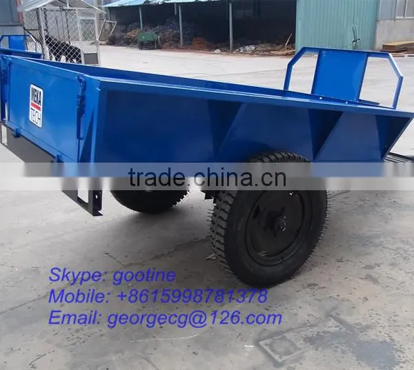 New Condition Small Farm Trailer for Walking Tractor Box Trailer photo-5