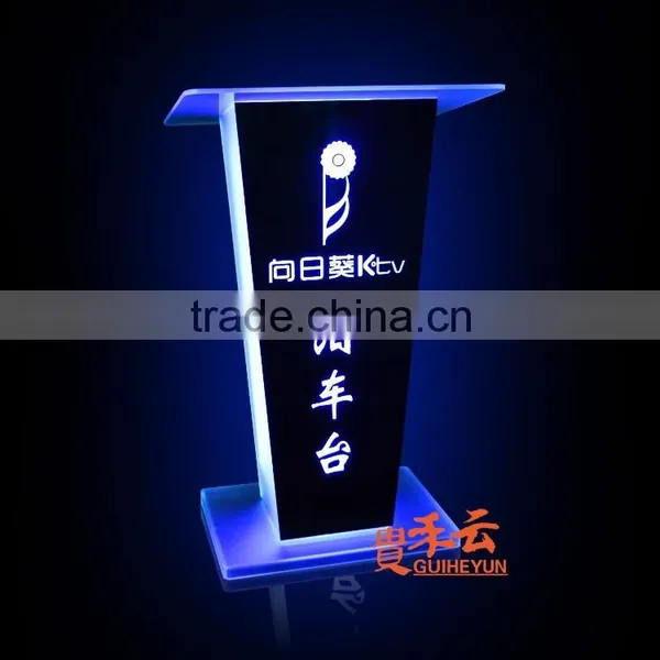 Acrylic Night Bar Acrylic LED Table Designs, Night Club dj Facade, Night Bar Booth photo-6