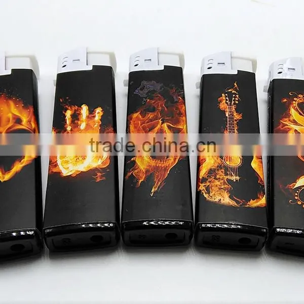 2016 Fashion Paper Butane Refill Valve Homemade Electric Lighter photo-3