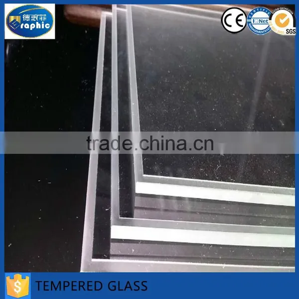 Large Tempered Fine Polished Edge Glass Panels for Sale photo-2