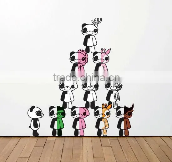 Customized Top Value Animal Pvc Wall Sticker Pony Sticker Home Decoration photo-3
