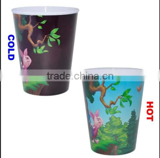 Cold/Hot Reactive Color Changing Plastic Cup/tumbler With Customized Logo photo-6