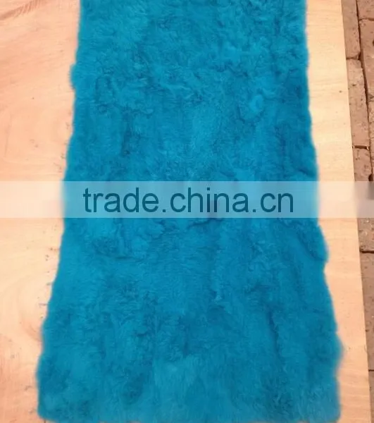 Dyed Real Rabbit Fur Plate for Garments photo-3