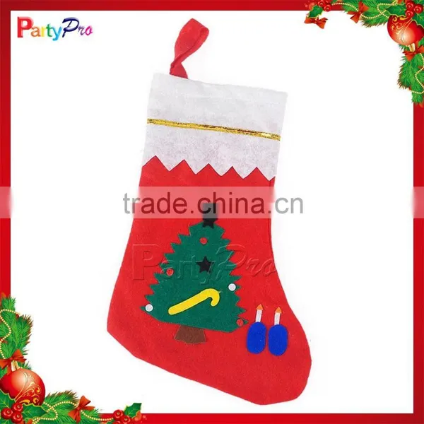 2015 New Design Customized Colorful Decorative Felt Christmas Stocking photo-4