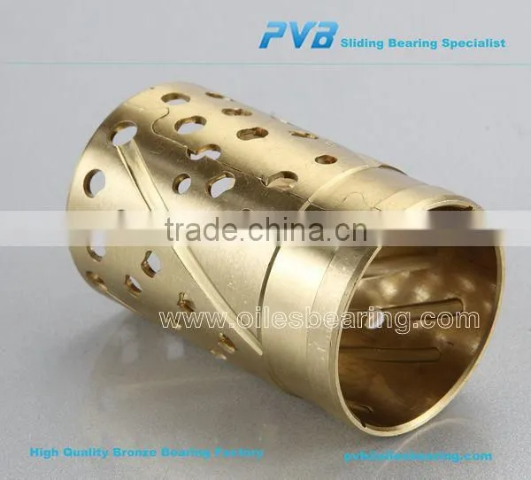 Wrapped CuSn8 Bushes,PRM404450 Oil Holes Bushing Bronze,Bronze Cylindrical Bearing photo-2