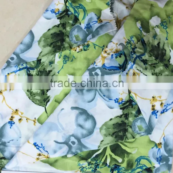 45s Flower Print Rayon Viscose Challis Fabric 100%rayon Fabric Clothing Textile Fabrics photo-4