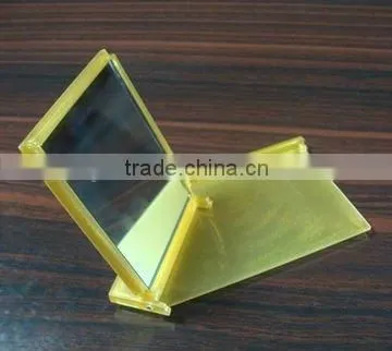 Cheap Makeup Mirror Plastic / Promotion Pocket Size Mirror Square / Fashion Plasitc Sliding Pocket Mirror photo-5