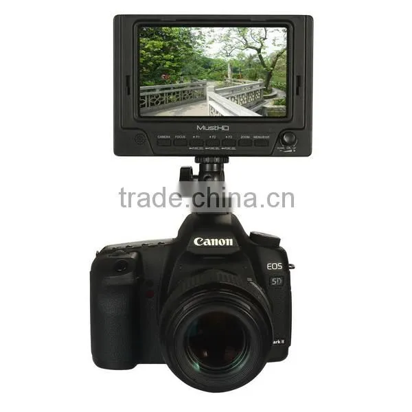 MustHD 5 Inch Lcd Monitor With av Input HDMI Input Focus Assist Marker False Color photo-6