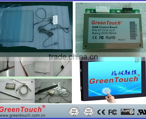 GreenTouch Advertising 18.5inch SAW Touch Screen With Usb Controller for Tft Lcd Monitor photo-2