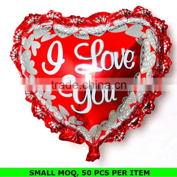 Factory Sell "I Love You" Heart Inflatable Hard Plastic Balloon photo-3