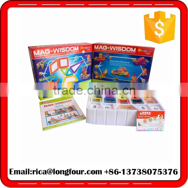 High Quality Plastic Magnetic Building Blocks Toy photo-4