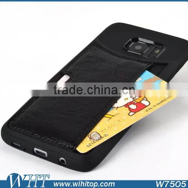 TPU Leather Card Case for S7, for Samsung Galaxy S7 Accessories photo-2