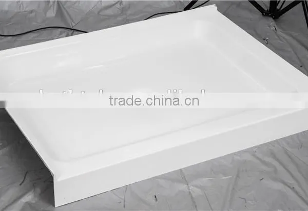 SUNZOOM CUPC Tile Flange Shower Tray,tile Flange Shower Base,corner Shower Base