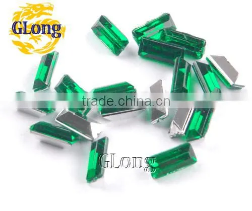 3*7mm Acrylic Point Back Rectangular Mix Color Bling Rhinestone&Crystal For Stylish Bags Garment Shoes #GY014-7P(Mix-s) photo-3