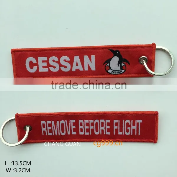 Cheap Woven Label Custom Keychains no Minimum