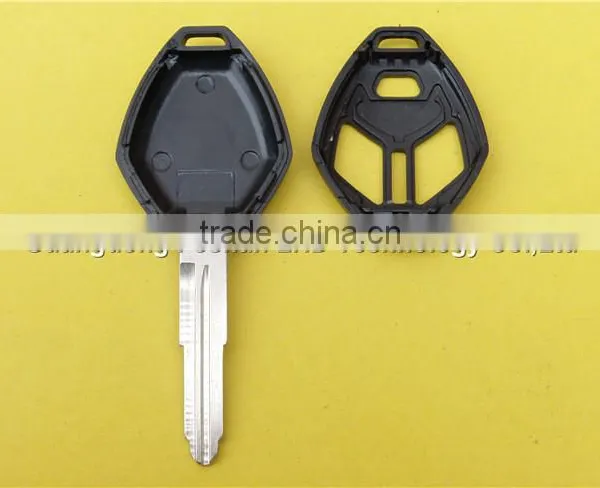 Blank Replacement 2+1 Buttons Uncut Right Groove Blade Remote Key Cover Mistubishi Car Key photo-2