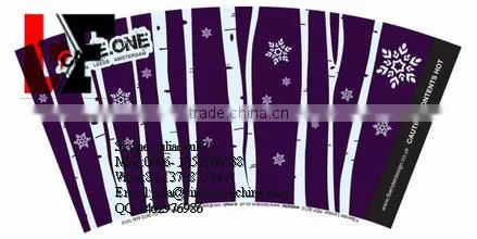 2014 New Products Paper Cup Fan/paper Cup Sheet/pe Coated Paper Cup Fans
