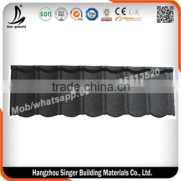 Stone Coated Metal Roofing Tile And Roof Gutter Factory photo-5