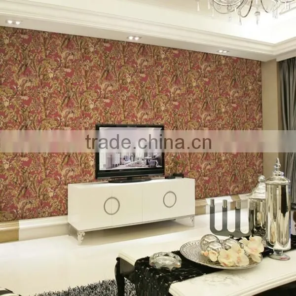2016 New Fashion Chinese Wood Finish Wallpaper photo-2