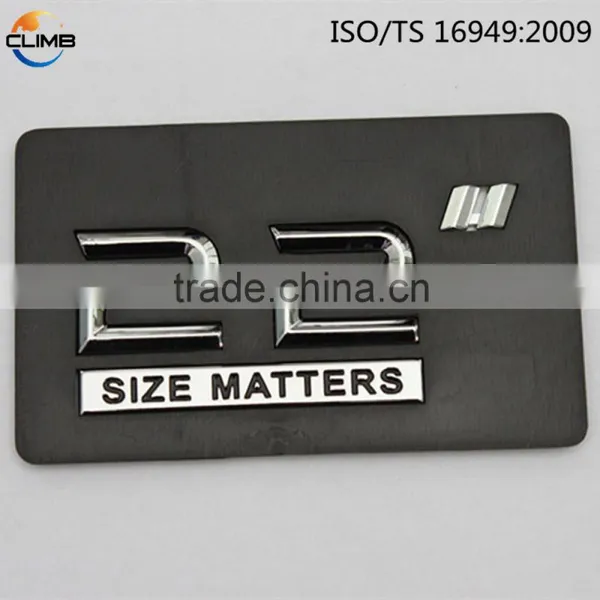 3d Stickers Chrome Car Custom Single Letters Car Emblem photo-6
