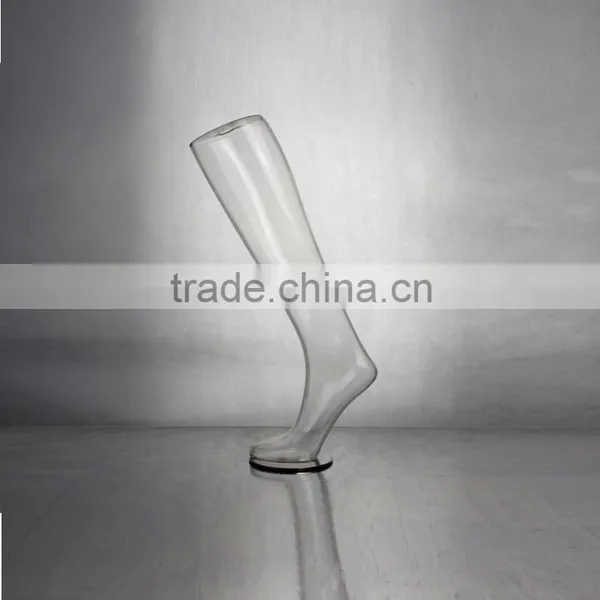 Hot Sale Boutique Top Level Fashion Transparent PC Female Middle Leg Mannequin photo-4