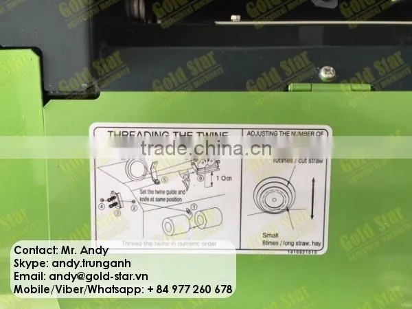 IHI STAR Round Baler MRB0855T - MADE IN JAPAN photo-2