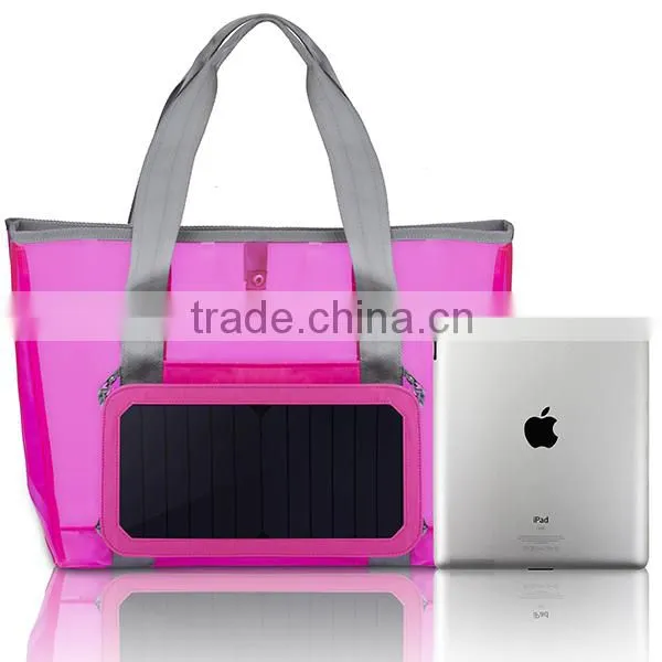 Trendy PVC Solar Panel Bag for Ladies