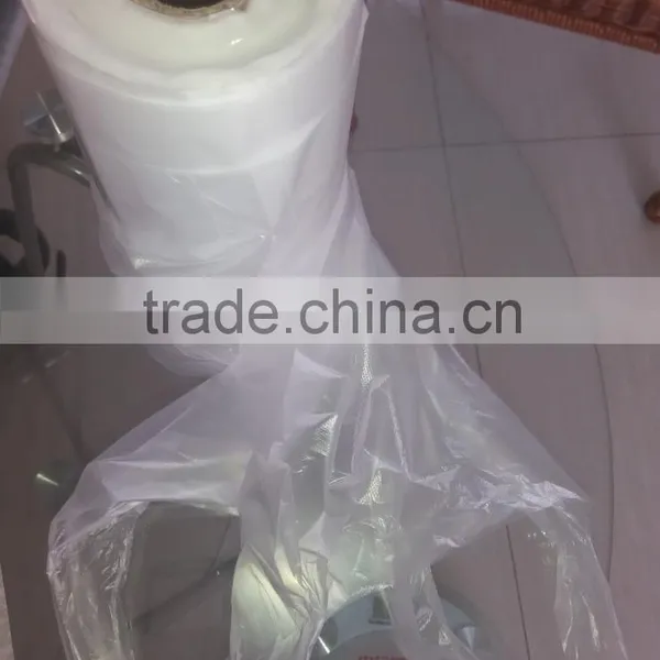 Guangzhou Factory Add D2W Degradable Plastic T-shirt Roll Bags photo-4