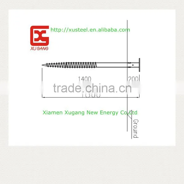 Ground Screw Pole for Solar Mounting Systems,solar Ground Screw Pole photo-3